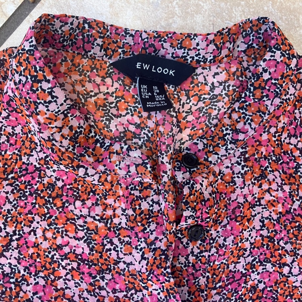 New Look Floral Prairie Maxi Dress – Sheer, Elegant, and Feminine (Size Small) - Picture 8 of 10